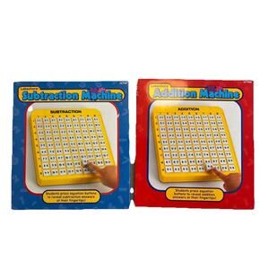 Lakeshore Math Addition Subtraction Machines 2 Educational Vintage Toys In Box